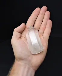 A grade quality Single Natural Clear Quartz Point, stunning crystallization and structure. Bring loving and healing...