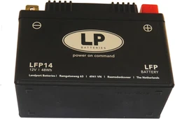 Batterie au lithium avec technologie LiFePO4, 100% sans entretienTension (V) : 12 ; capacité (Ah/10 heures) : 0 ; L...