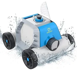 Available for Everyone - Robotic Pool Cleaner can be quickly started-up by turning the knob to do up to 90-min...