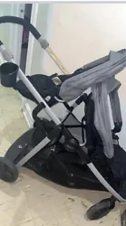 double stroller used.