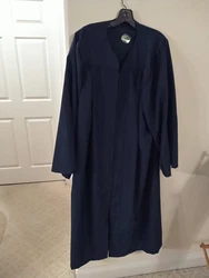 graduation gown and cap.