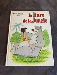 Bonjour Livre Walt Disney Le Livre De La Jungle vintage État : 