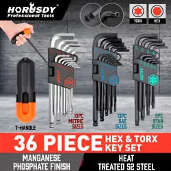 Different colors can help you distinguish their formats better. 35 x Long Arm Hex Key Wrenches. 1 X Allen wrenche tool...