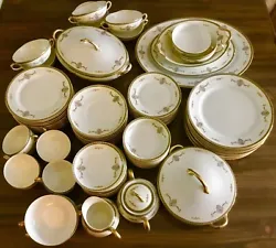 Antique Noritake LAUREATE Pattern #61235 China JAPAN Porcelain 94 +2 Pieces Set. This is an antique set from 1921 made...