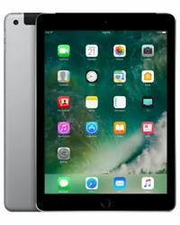 Apple iPad 5 (5th Generation) - 32GB Wi-Fi - Space Gray Tablet - A1822 - Excellent Condition. th Generation) 32GB Space...