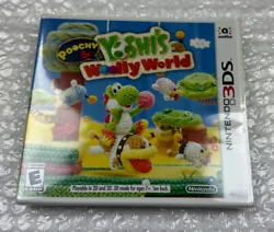 Poochy & Yoshis Woolly World Nintendo 3DS NEW FACTORY SEALED US Version. New and factory sealed, never opened....