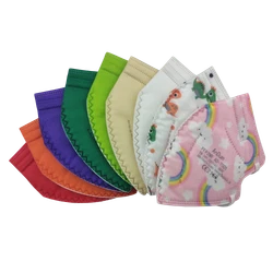 Childrens-sized FFP2 respirator face masks. The FFP2 standard is the EU equivalent to the U.S. N95 standard. Secure fit...