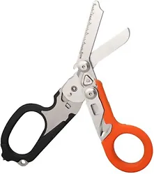You can use trauma shears to open an O2 tank. Trauma shears can be used as the windlass for an improvised tourniquet....