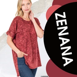 SIZES: 1X -2X or 3X. ROLLED SHORT SLEEVE. ROUND NECK TOP. Fabric Contents. MANY COLORS to choose from! WITH SIDE SLIT...