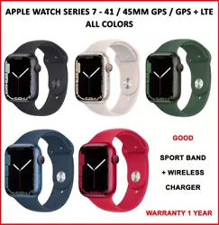 Apple Watch Series 7 Aluminum Unlocked. - 1 Apple Watch Series 7 (Based on your selections). These Apple Watches are...