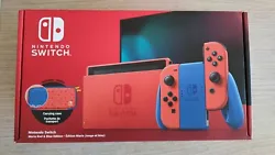 Nintendo Switch Edition Limitée Rouge Mario Avec Sacoche NEUVE 32go(La console ainsi que son support et ses joy-con...