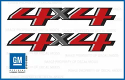 GMC Sierra / Chevy Silverado 4x4 Decals for your GM Truck. We use automotive grade (or better) vinyl from the. (in...