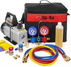 This convenient kit is used to diagnose and service a vehicles A/C system. A/C Manifold Gauge Set can be used to test,...