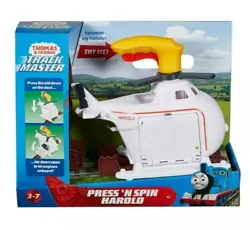 With the Thomas & Friends Press n Spin Harold helicopter, kids can spin the propellers and take Harold soaring through...