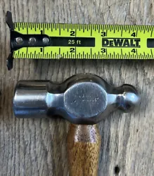 Used hammer with signs of wear and age. This D. Maydole Cast Steel Ball Peen Hammer is a great addition to any...