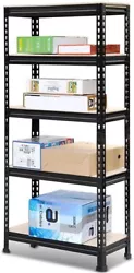 5 Shelf Rack Steel Heavy Duty Storage Shelving Unit Organizer Adjustable Shelves. 4 Tier Shelf Steel Freestanding...