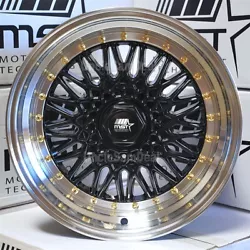 5x100 AND 5x114.3 BOLT PATTERN. AUTHENTIC MST PRODUCT. 20 OFFSETS WHEELS. User must follow the direction given and any...