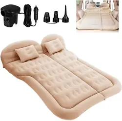 (【3 in 1 AIR MATTRESS】- 3 in 1 use air mattress with 6 chamber design. SUV trunk, 2. CAR backseat). For...