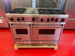 48” Viking VGIC4856GSS Professional Series. Range has been fully tested and works, no dents, no missing parts. Used...