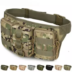 Molle system design, can be attached to a small bag, bag accessories, kettle, etc. -Multifunctional Bag: Can be used as...
