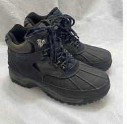 Northwest Territory Navy Rubber Winter Rain Ice Cold Weather Boots. Great pair of low cut boots to keep your feet warm...