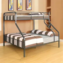 Accommodating a XL Twin and Queen mattress, this sturdy bunk bed will last through years of play. Weight Capacity :...