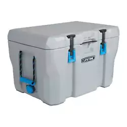 High performance hard-sided cooler. Injection Over-Molded Feet with Slide Guard. Heavy-Duty Polyethylene Construction....
