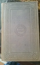 The Autocrat at the Breakfast Table by Oliver Wendell Holmes. First edition later printing. 1859. Tight square binding....