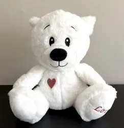 American Greetings 12” White Bear Plush - Love Theme. In excellent, like new condition. No rips, holes, marks or...