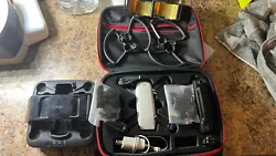 DJI Spark Quadcopter and Controller Combo Plus Extras!. Includes spark drone, controller, cable for connection to phone...