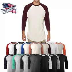 Baseball raglan shirts made right. Sturdy construction, soft feel, lightweight, and breathable. We make clothing for...