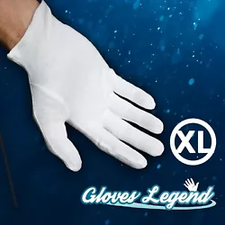 Work Perfect as Glove Liner to Absorb Sweat from Your Hand: Wearing Gloves Legend white cotton gloves inside mitts or...