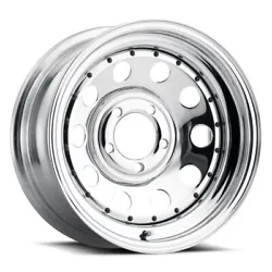 Cragar Chrome Quick Trick I wheels feature race car styling with a 10-hole design and a riveted look. They are...