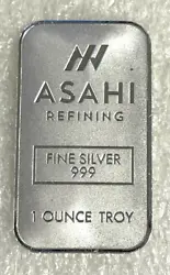 Asahi Bullion Bar. Each bar is minted by the New Asahi Mint. These bars may have scratches or dents. The image of the...