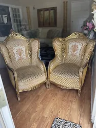 Louis IV Antique Chairs. Incredible find…have been in our family over 50 years…. One of the chairs has some sun...