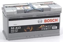 La batterie Bosch S5A13 est 100% sans entretien: une fois montée, la batterie est prête à l’emploi. Vous n’avez...