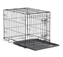 Dimensions: 18L x 12W x 15H in. Strong and durable heavy-gauge steel frame Ideal for house training and creating...