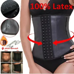 Perfect for fat burning, slimming, fitness, body shaper, body slim, weight loss. 1x Waist Trainer. Made of 100% latex...