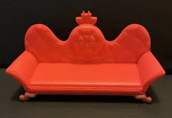DISNEY JR. VAMPIRINA Mansion B&B CASTLE - Red Couch / Sofa REPLACEMENT. Please see pictures for condition.