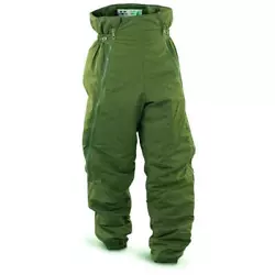 Swiss Military. Great for cold weather. The overall length of the pants is 45