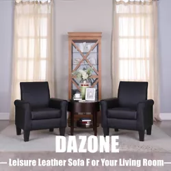 This leisure single sofa is easy to assemble and maintain. With its contemporary sleek design, it is ideal for your...