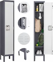 Use as sports hall locker rooms. Use as gym lockers. The lockers are equipped with a black handle for easy grip and...