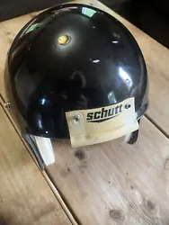 Schutt Air Football Helmet Metallic Black Without Facemask sz L.  Used without facemask, but does have hardware...