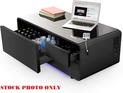 Type: Coffee Table. Plus, when you’re done, the cords roll up neatly out of sight in the storage drawers. CONDITION:...