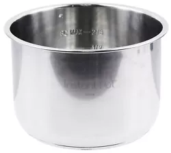 InstantPot Lux 6 qt. Part Type: Inner Pot. Pot IP-LUX60. May have minor scuff/scratching from warehouse handling that...