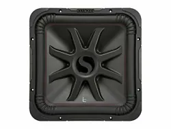 The L7R Square Sub moves more air, so you get more bass. Whats in the Box: 1 - 15