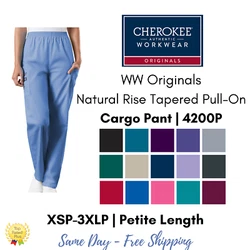 Cherokee Workwear Originals Tapered Pull-On Cargo Pant | 4200P. From the Cherokee Workwear Originals collection, these...
