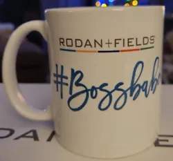 Get inspired every morning with this #Boss Babe Mug featuring cursive writing and a happy character design. This 12 fl...