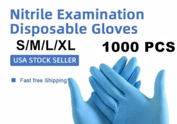 ✅HIGH PREMIUM GRADE GLOVES - These Nitrile Exam Gloves are thicken 4.5 mil (4 gram), with better elasticity,...