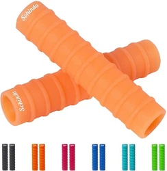 Suitable for left and right hands, each finger can fit grip better. Upgraded thickened silicone material.